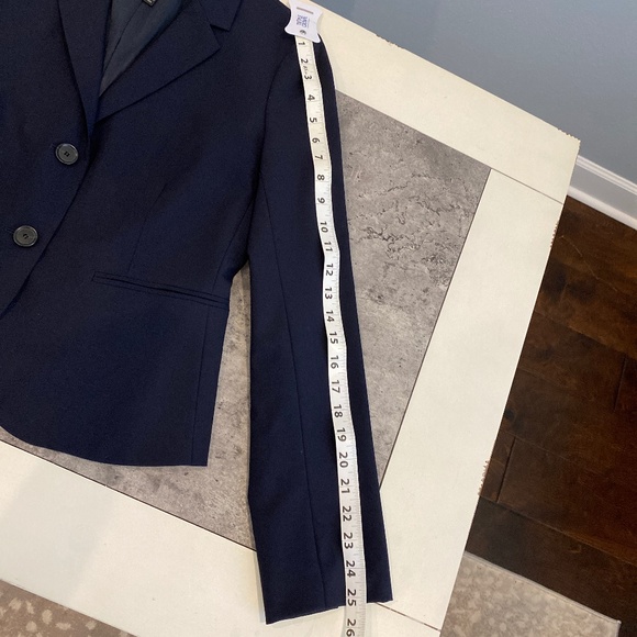 J.Crew Stretch Wool Blazer Navy 6 - Picture 4 of 16
